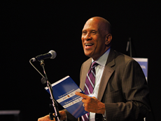 David Crippens, Chair, City of Los Angeles Workforce Development Board’s Youth Council and Chair, Los Angeles Universal Preschool’s Board of Directors, kicks off the Crossroads Summit